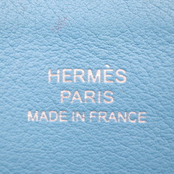 HERMES Hermes Carré Pocket Pouch Swift Multicolor Silver Metal Fittings Multi Cosmetic Accessory Case D Engraved