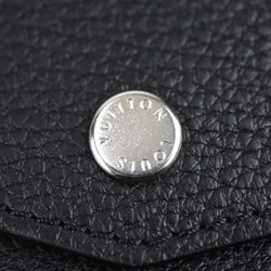LOUIS VUITTON Louis Vuitton Pochette Envelope Clutch Bag M62250 Taurillon Leather Black Silver Hardware Second Pouch Business