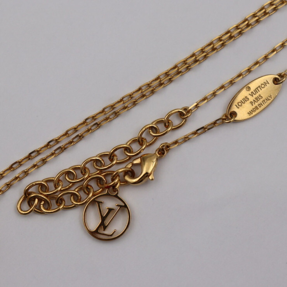 Shop Louis Vuitton Louis Vuitton Necklace Collier Love Romance M80270 Gold  by import心斎橋ミュゼ