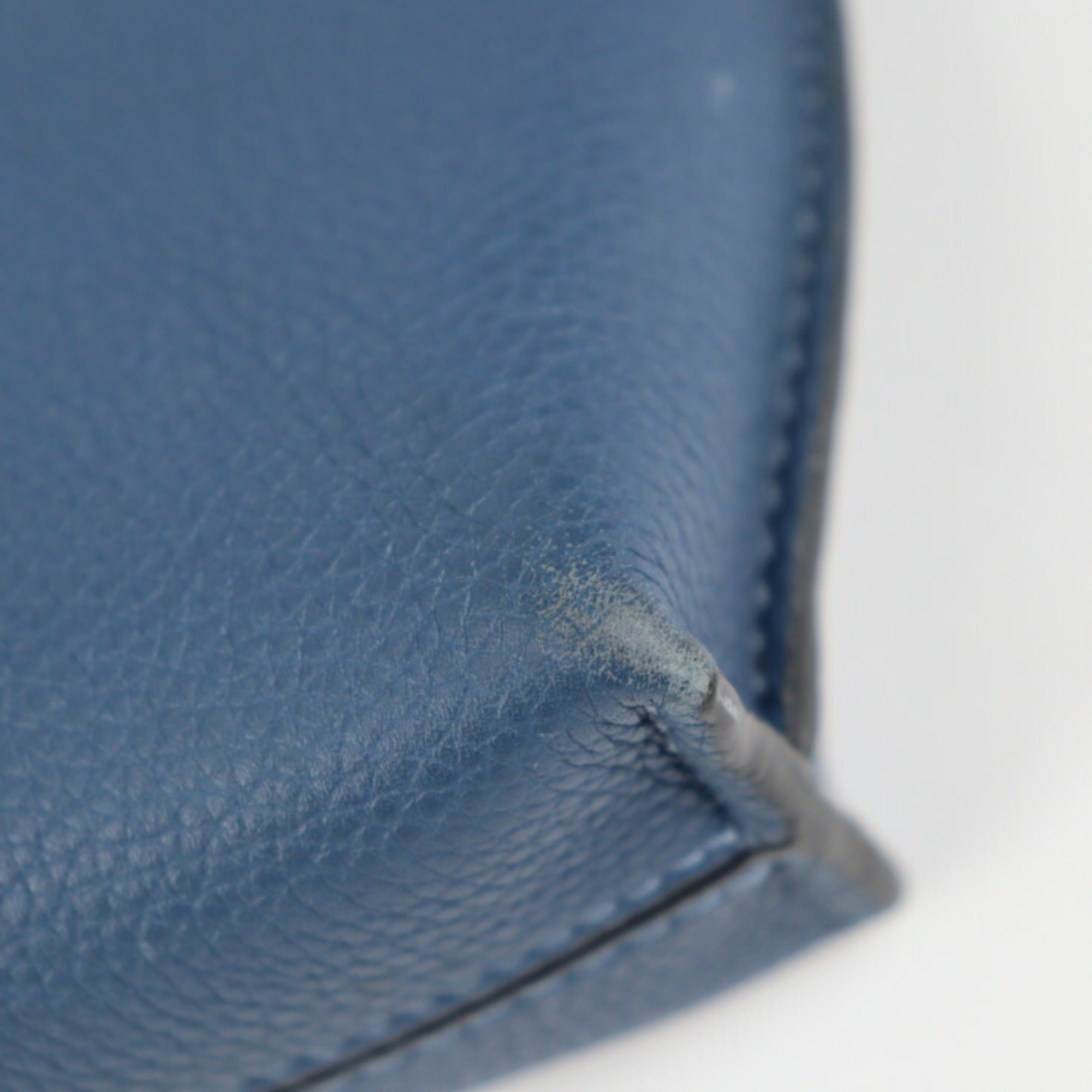 LOEWE Loewe Missy Small handbag 327.12KS28 leather blue system silver metal fittings 2WAY shoulder bag