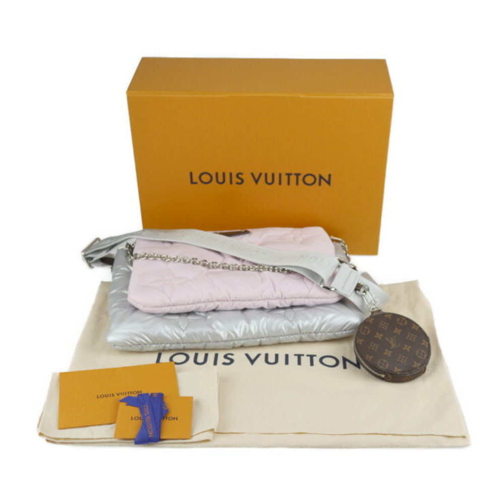 Louis Vuitton Maxi Multi Pochette Accessoires M21056 Silver/Pale Pink Brand  New