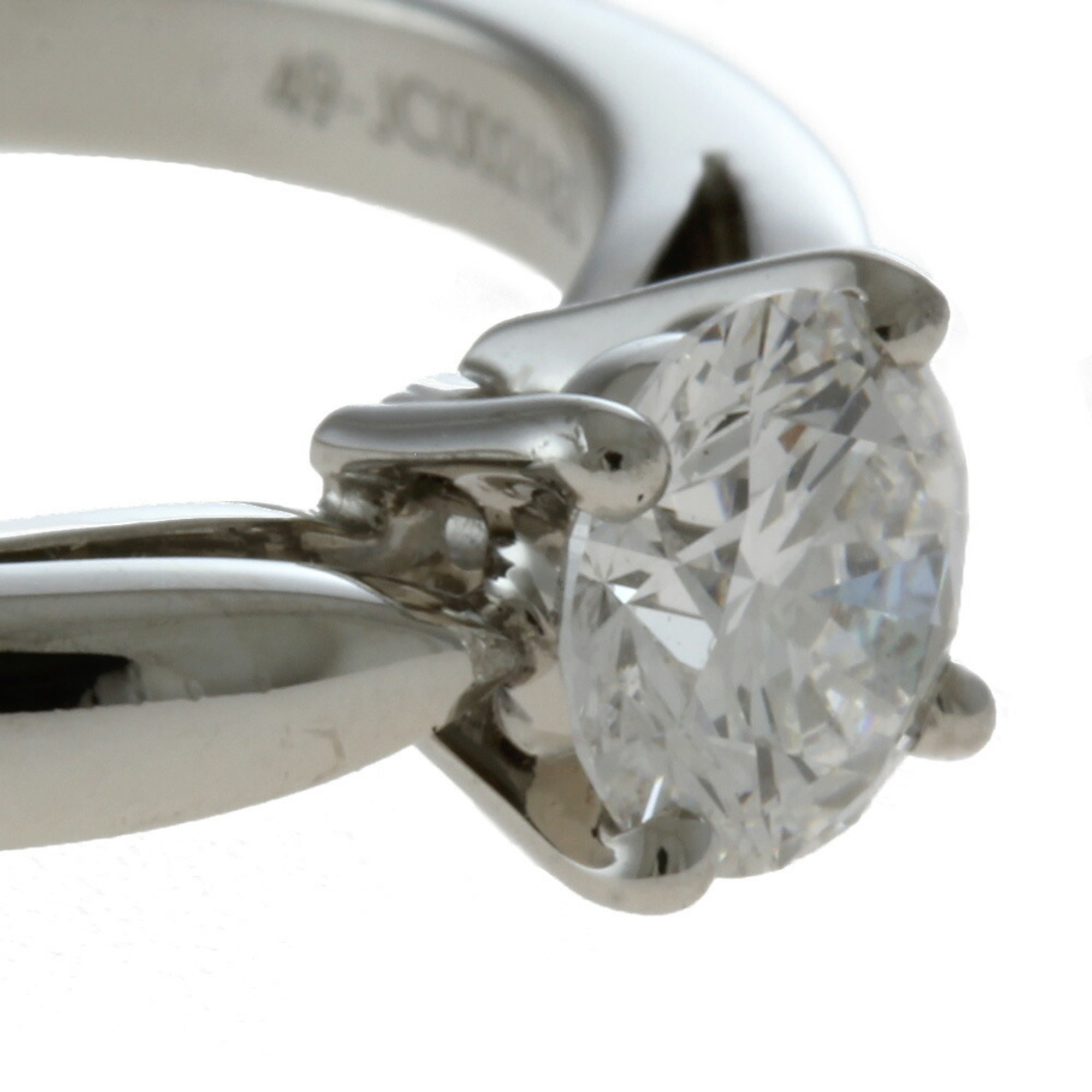Van Cleef & Arpels Bonheur Ring No. 8.5 Pt950 Platinum Diamond Women's
