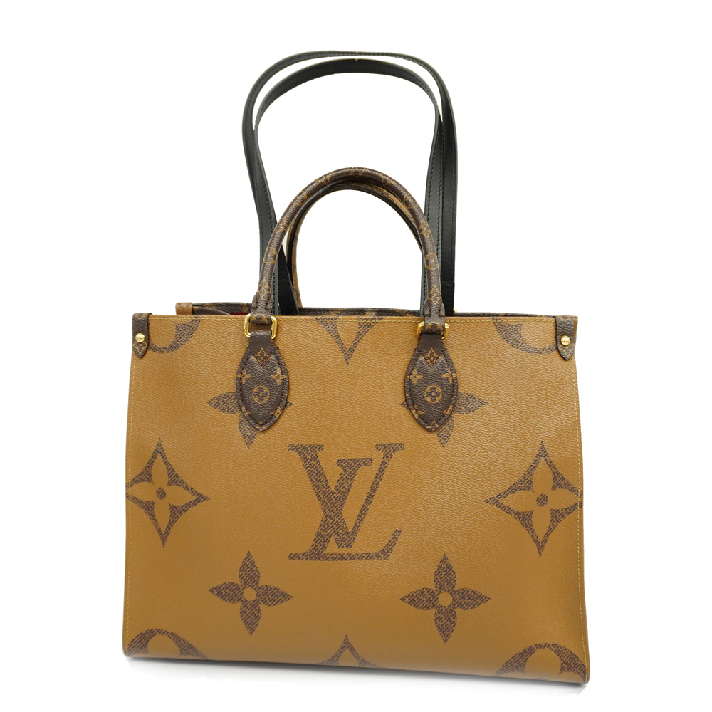 3za1102] Auth Louis Vuitton 2WAY Bag Monogram Giant On The Go MM M45321