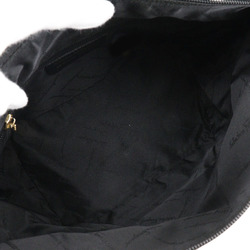 Salvatore Ferragamo One Shoulder Bag Gancini AB-21 2779 Canvas x Leather Black Ladies