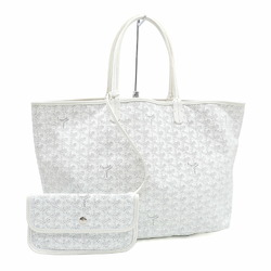 Goyard Tote Bag Saint Louis PM Women's Blanc White PVC Leather STLOUIPMLTY50CL50P