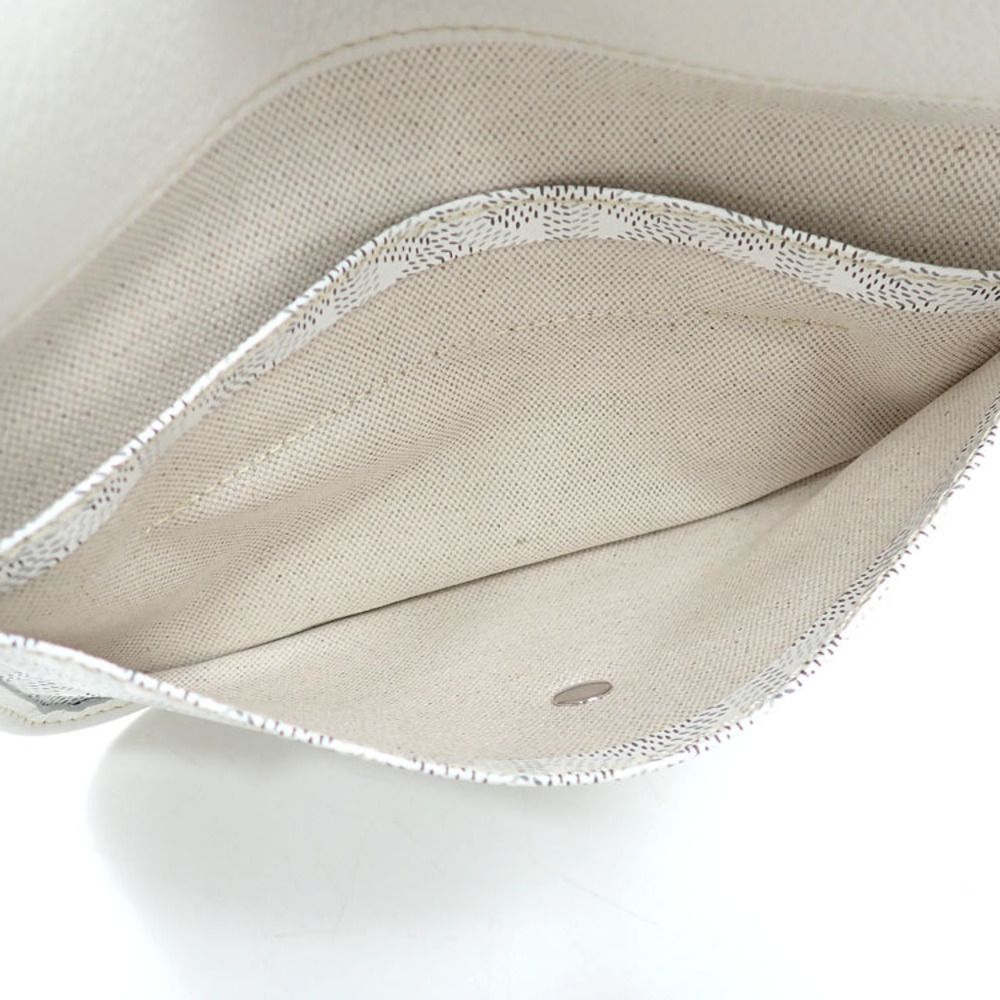Goyard Tote Bag Saint Louis PM Women's Blanc White PVC Leather  STLOUIPMLTY50CL50P