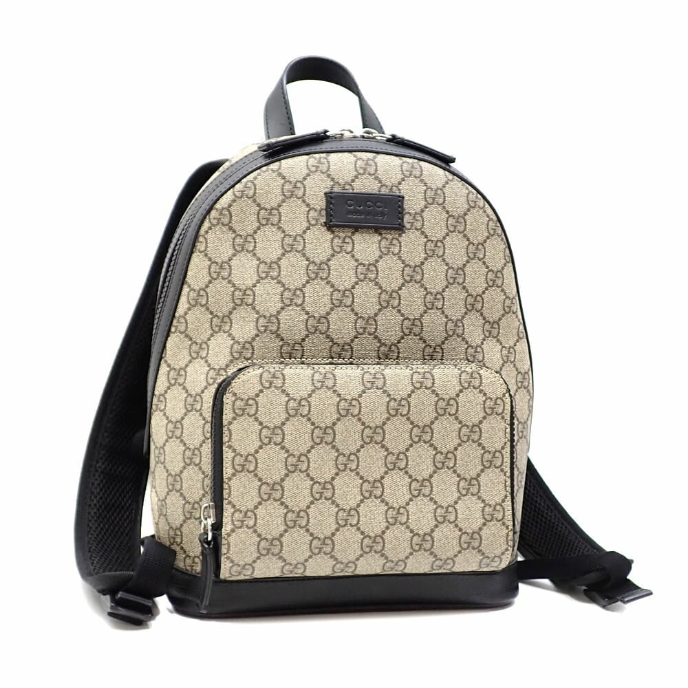 Gucci Backpack GG Supreme Small Beige/Ebony