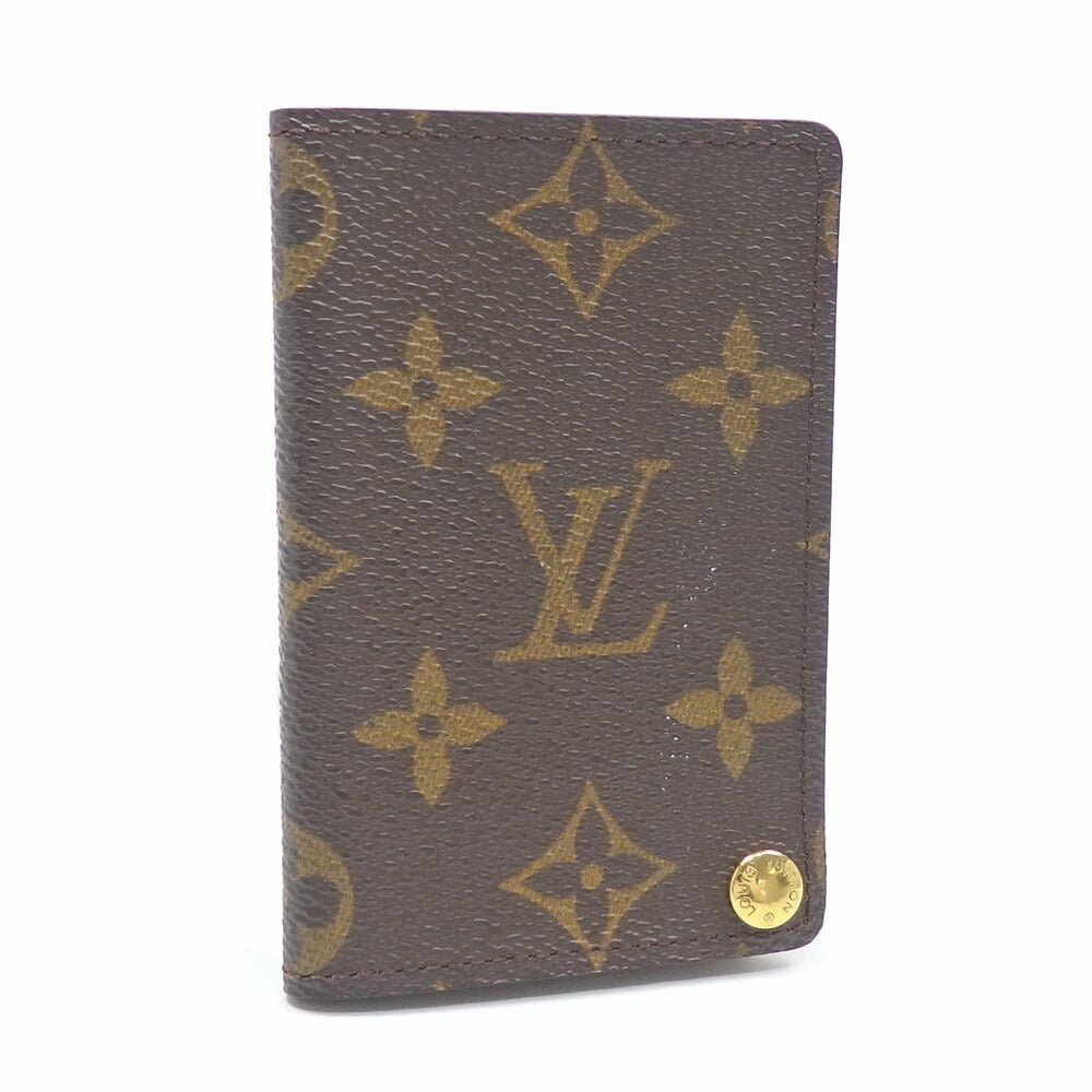 Louis Vuitton Card Case Monogram Porto Cult Credit Pression M60937