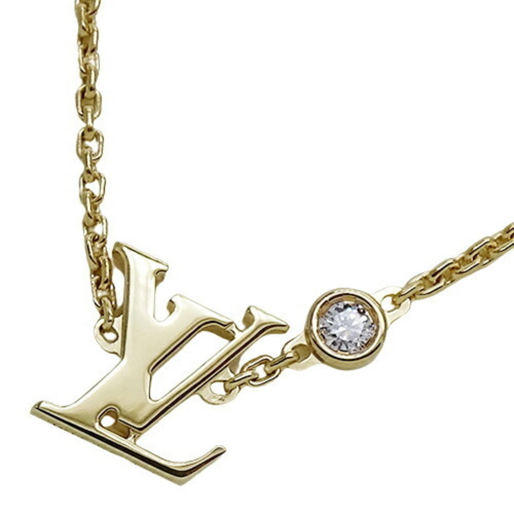 Louis Vuitton LOUIS VUITTON Necklace Women's 750YG Diamond