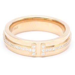 Tiffany T True Narrow Bund Ring Pink Gold (18K) Fashion Diamond Band Ring Pink Gold
