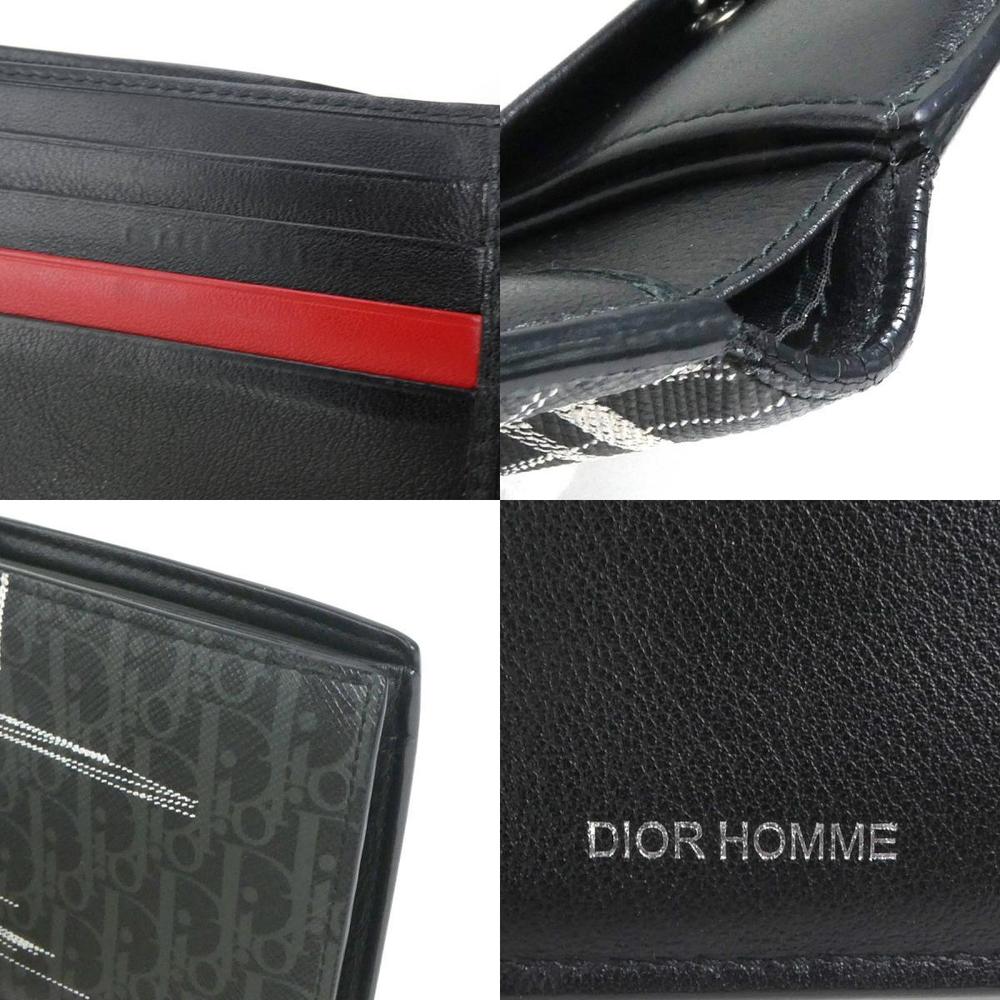 Dior Homme DIOR HOMME folio wallet leather black series men