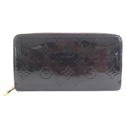 Used) LOUIS VUITTON Zippy Wallet M93522 Verni Brown Women's Wallet