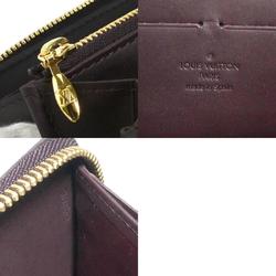 Louis Vuitton LOUIS VUITTON Round Zipper Long Wallet Monogram Verni Zippy Amaranto Unisex M93522