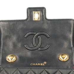 Chanel matelasse handbag lambskin black ladies CHANEL