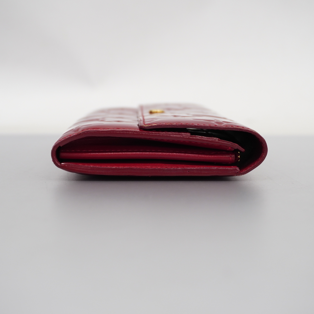 Louis Vuitton Monogram Vernis Portefeuille Sarah M93530 Long Wallet Ladies