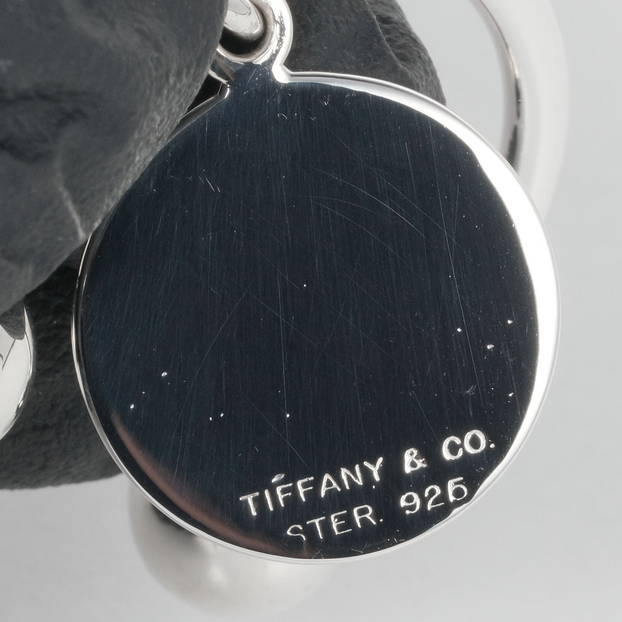 Tiffany Keychain Oval Tag Silver 925 TIFFANY&Co. Women's