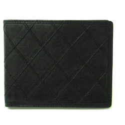 Chanel Black Camellia Leather CC Bifold Long Wallet Chanel