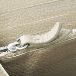 Maison Margiela S56UI0078 Men,Women Leather Long Wallet (bi-fold) Beige Brown