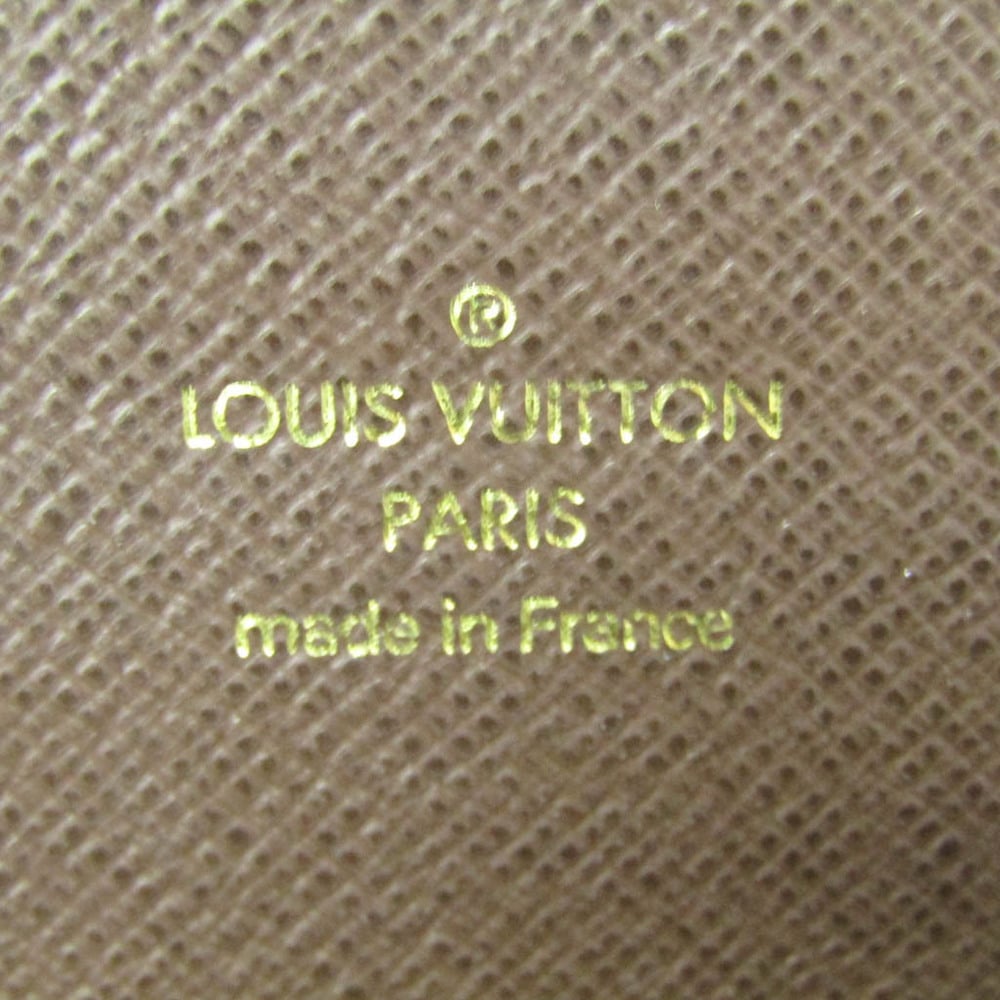 Louis Vuitton Louis Vuitton Ebene Monogram Mini Lin Bifold Long
