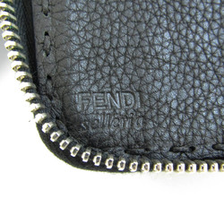 Fendi Selleria 7M0198 NDU 169 7032 Men's Leather Long Wallet (bi-fold) Black