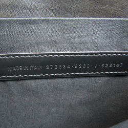 Balenciaga Navy Clip M 373834 Women,Men Canvas,Leather Clutch Bag Black,Off-white