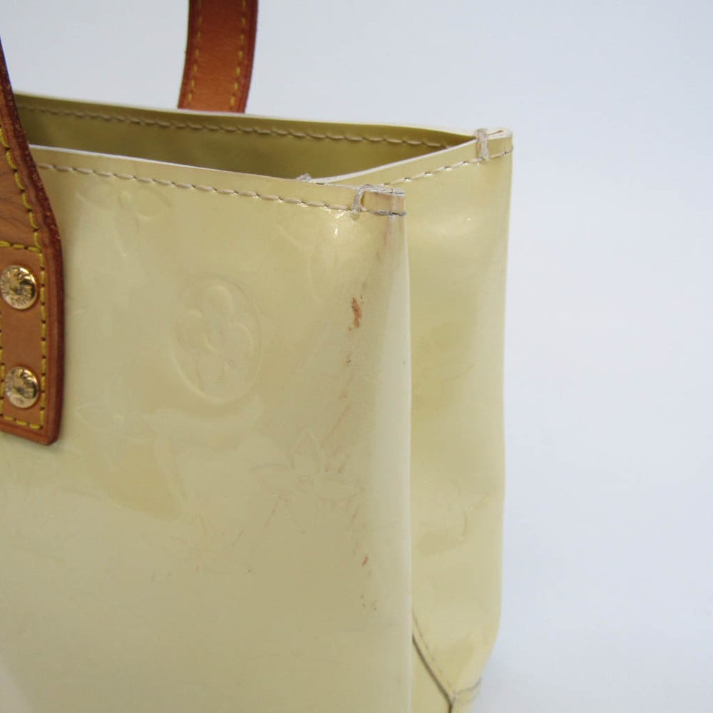 Louis Vuitton Monogram Vernis Reade PM M91336 Women's Handbag Pearl