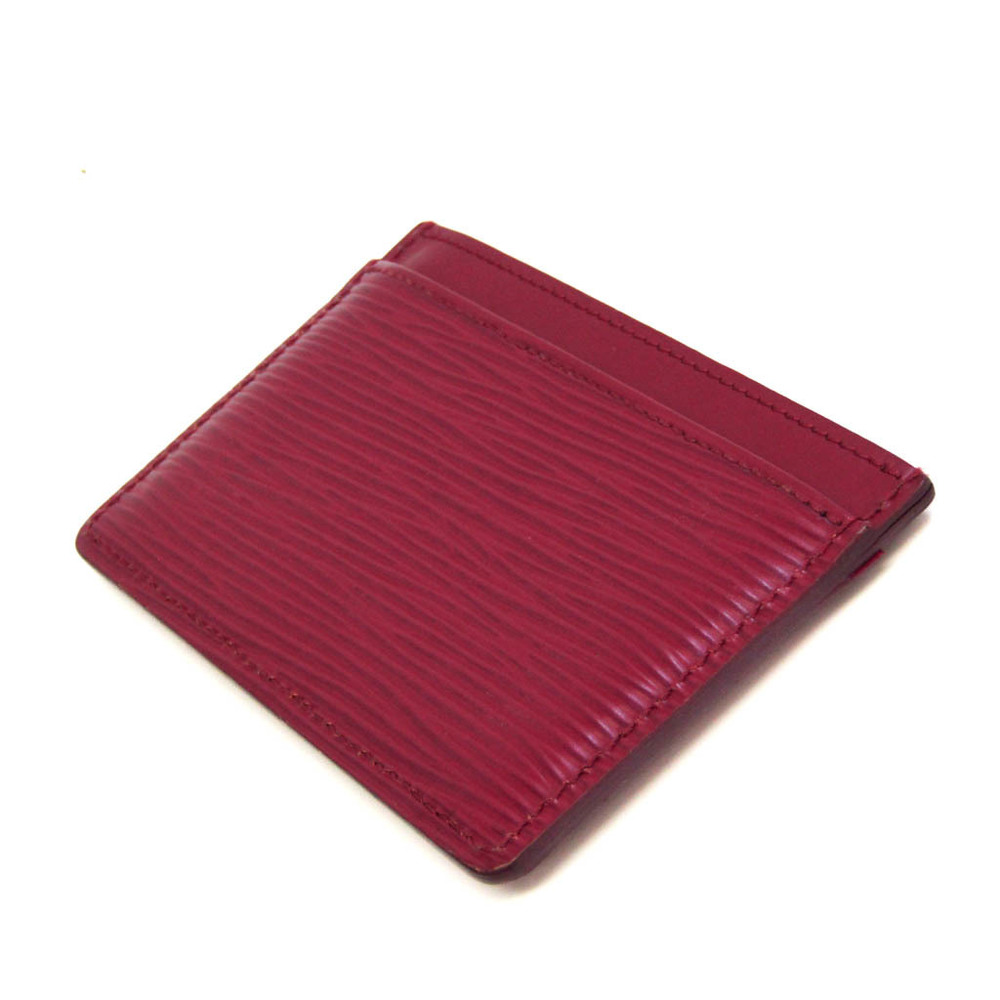 Pre-owned] Louis Vuitton Card Holder Epi Leather