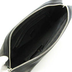Dunhill Windsor DULW791Z Men's Leather,PVC Clutch Bag Black,Dark Gray
