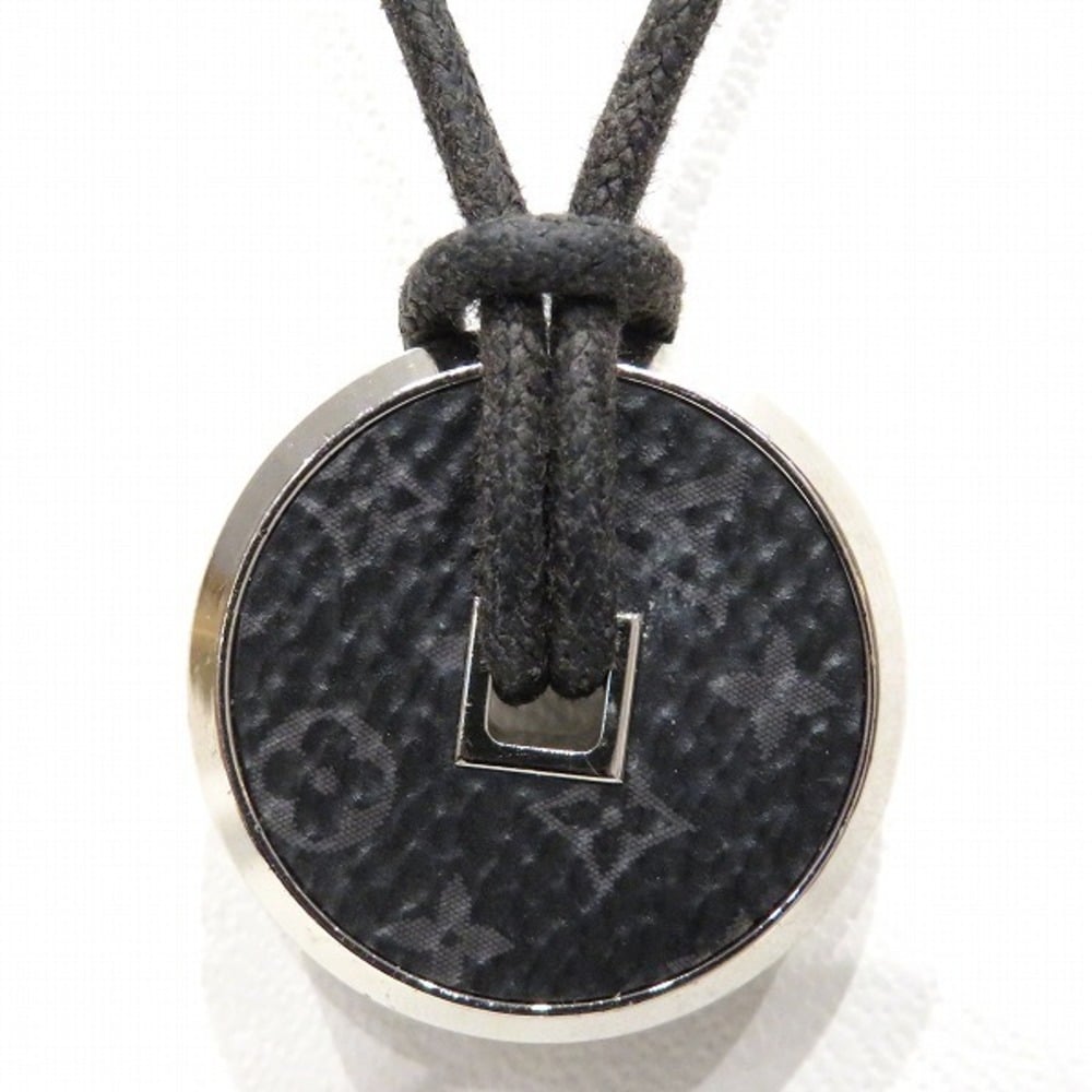 Louis Vuitton Monogram Eclipse Collier Coin Choker M62589 Brand Accessory  Necklace Unisex