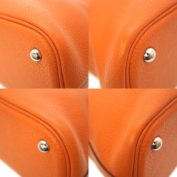 Hermes Bolide 31 Lyon Clemence Orange Shoulder Strap Handbag To O Engraved