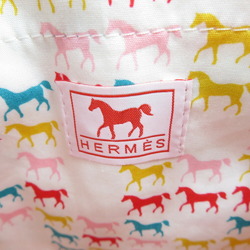 Hermes Kids Horse Stripe Caval Color Cotton Red Yellow Rucksack Backpack