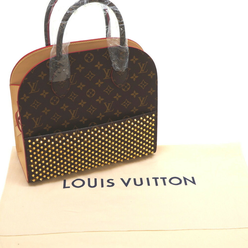 LOUIS VUITTON M41234 Louboutin Iconocrust Monogram studs Tote Bag Hand Bag