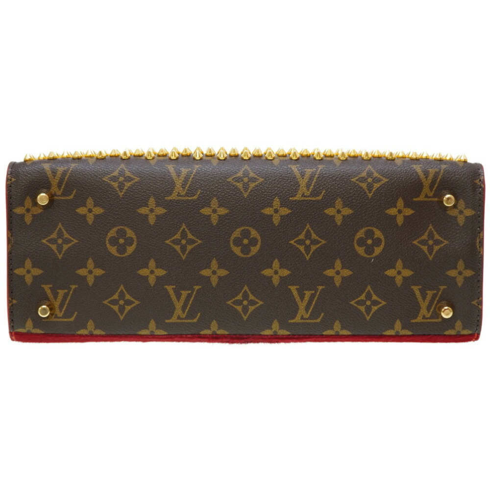 LOUIS VUITTON M41234 Louboutin Iconocrust Monogram studs Tote Bag Hand Bag