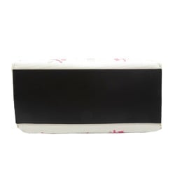 Loewe Canvas Leather White Pink Black Tote Bag