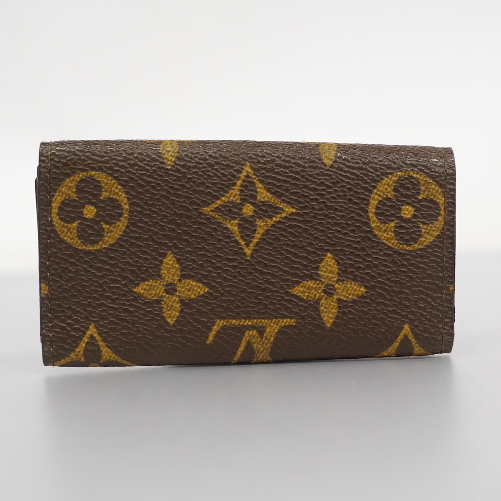 Auth Louis Vuitton Monogram Multicle 4 M62631 Men,Women,Unisex Key Case