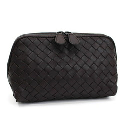 Bottega Veneta Intrecciato Leather Wash Bag - Men - Black