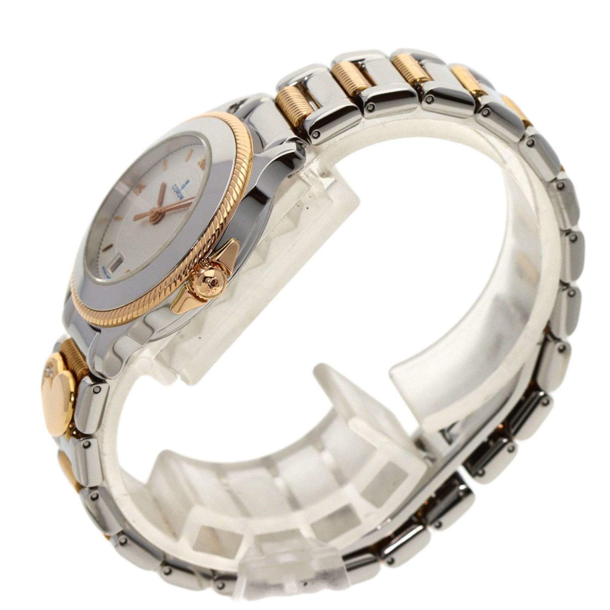 Corum 39.311.24 M584 combination watch stainless steel SSxGP ladies CORUM