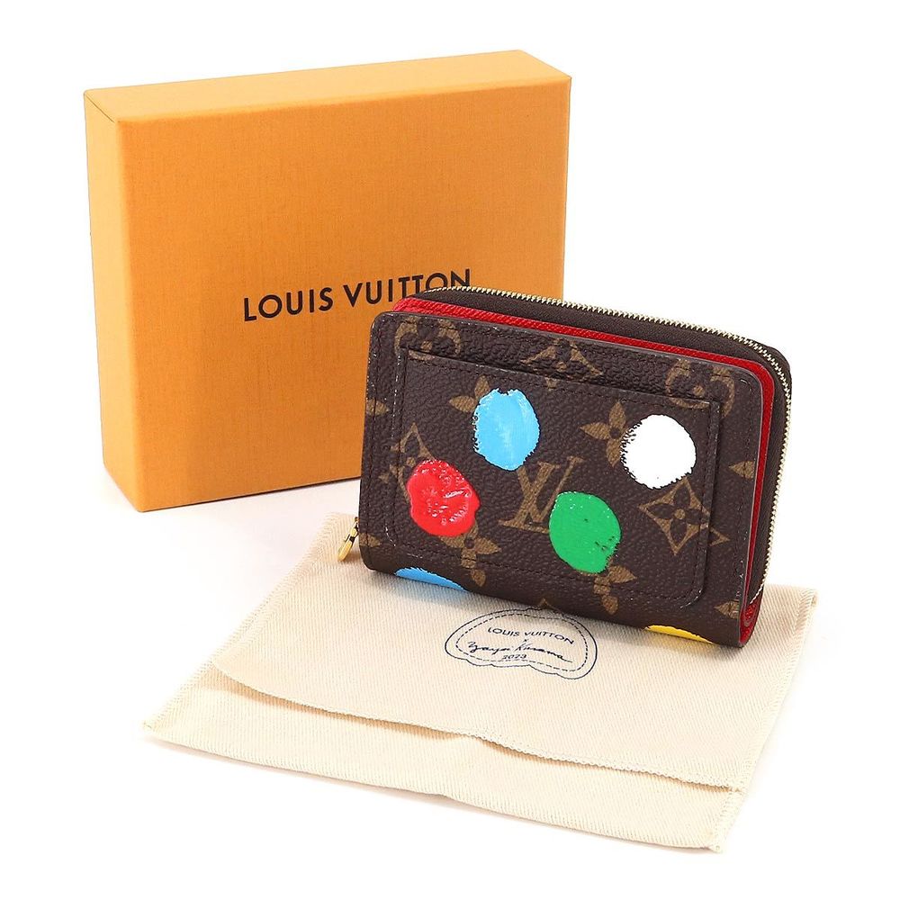Louis Vuitton Dots Monogram Leather Folding Wallet Folding Wallets in 2023