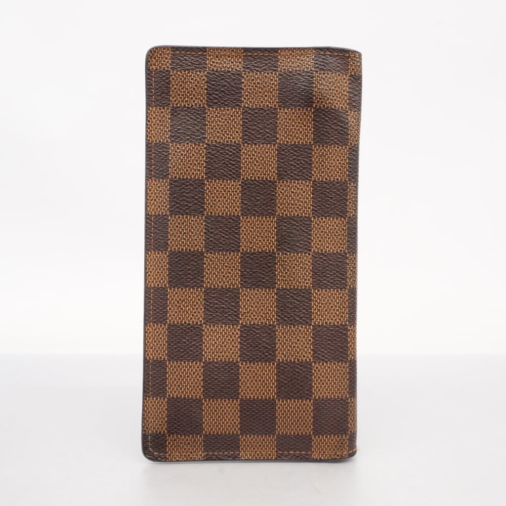 Louis Vuitton N60017 Brazza Wallet Damier Ebene Canvas