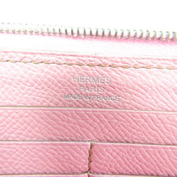 Hermes Azap Long Women's Epsom Leather Long Wallet (bi-fold) Rose Confetti