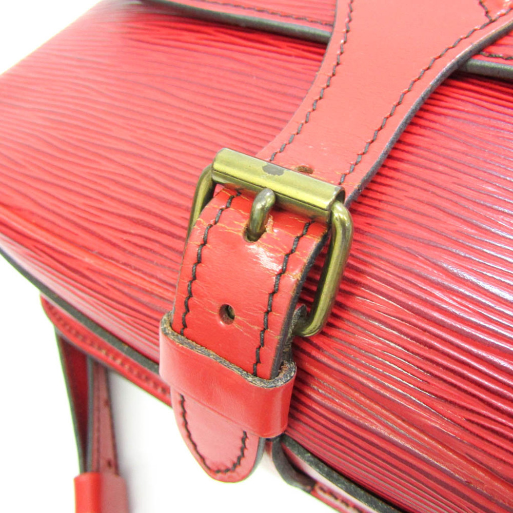 Louis Vuitton Epi Lussac Shoulder Bag M52287 Castilian Red Leather Lad in  2023