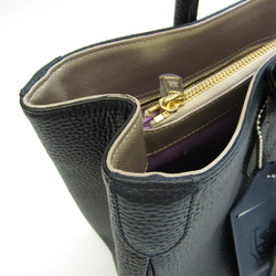 A.D.M.J 19SC090101 Women's Leather Handbag Black,Dark Navy