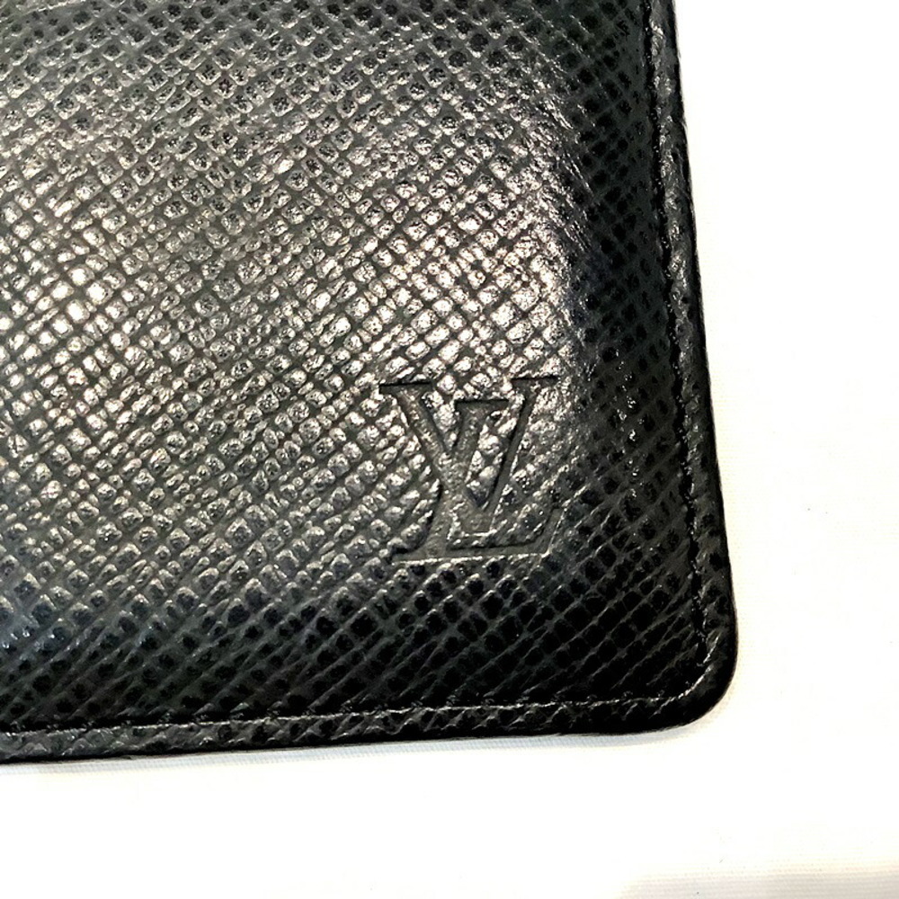 Louis Vuitton Taiga Taiga Leather Business Card Case Ardoise