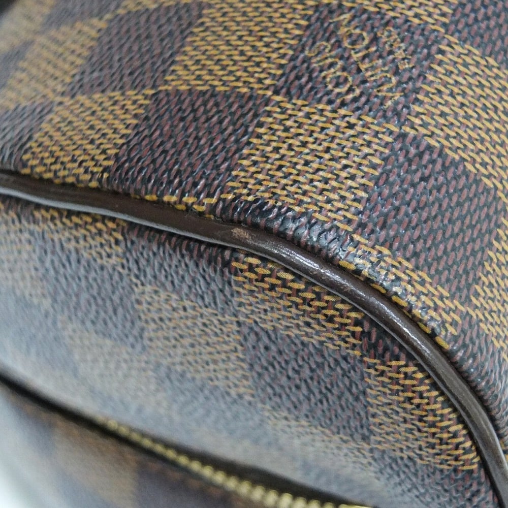 Louis Vuitton Rivera PM N41436 Bag Damier Canvas Handbag Brown Ladies