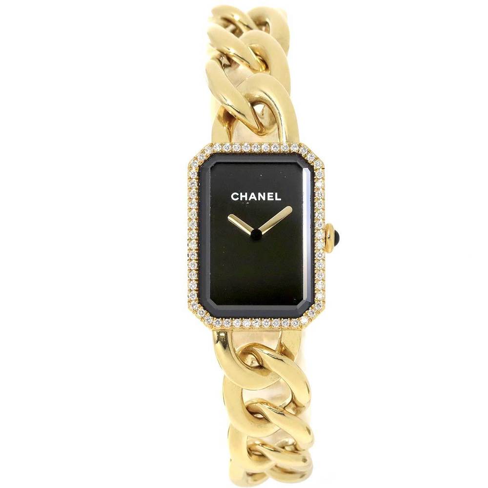 Chanel H3258 Premiere Quartz in Yellow Gold with Diamonds Bezel