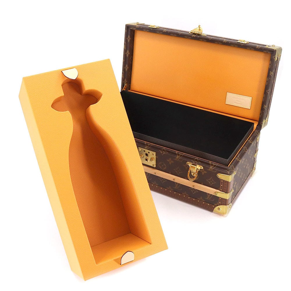 Louis Vuitton LOUIS VUITTON Monogram Coffret Champagne Bottle Case M20309  Gold Hardware RFID | eLADY Globazone