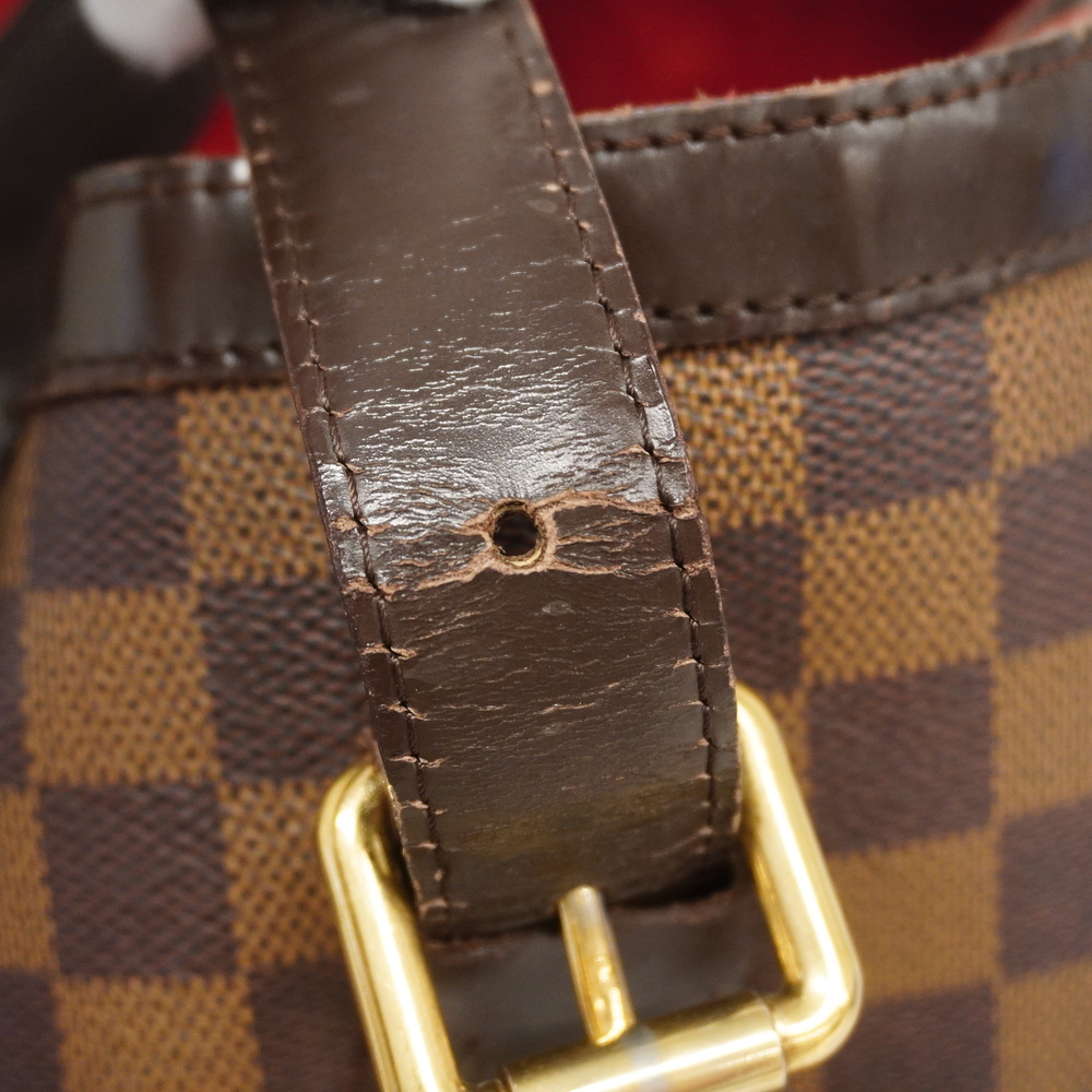 Auth Louis Vuitton Damier Hampstead MM N51204 Women's Handbag,Tote