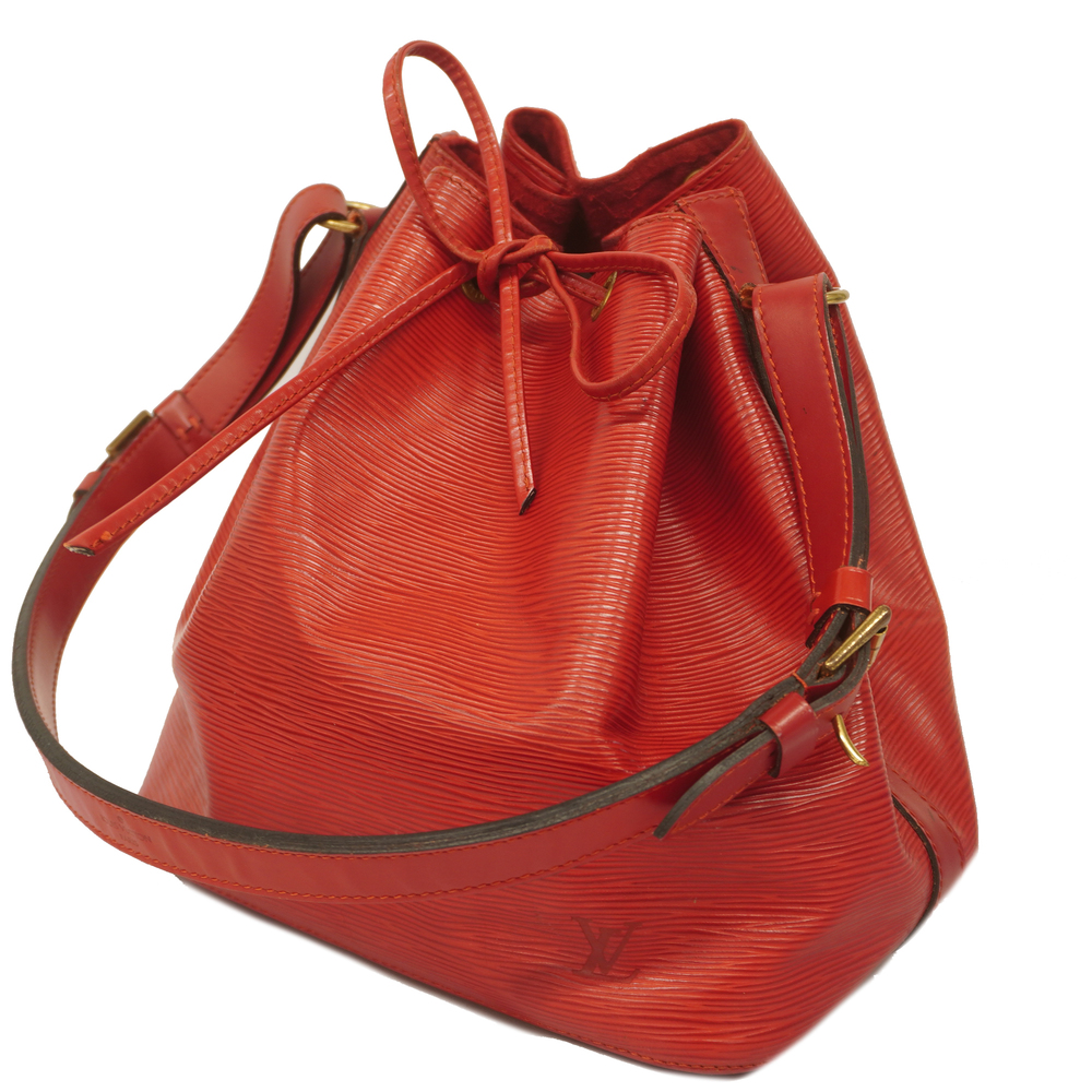 Louis Vuitton Epi Petit Noe M44107 Women's Shoulder Bag Castilian Red