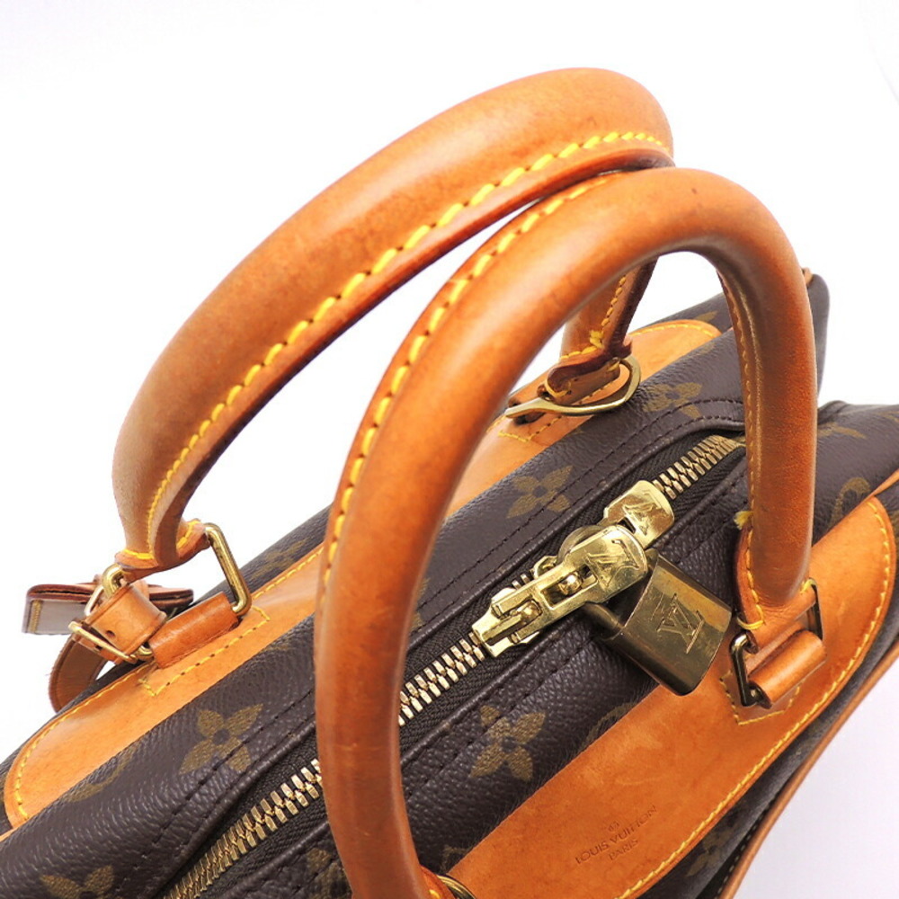 Authenticated Used Louis Vuitton Handbag Deauville Brown Monogram M47270  Bowling Vanity Canvas Nume Leather **1917 LOUIS VUITTON Boston Tote 