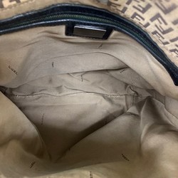 Fendi FENDI Zucchino 8BR318 Canvas Beige x Brown Bag Shoulder Women's
